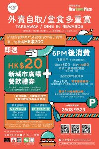 新城市廣場 New Town Plaza 免費泊車優惠