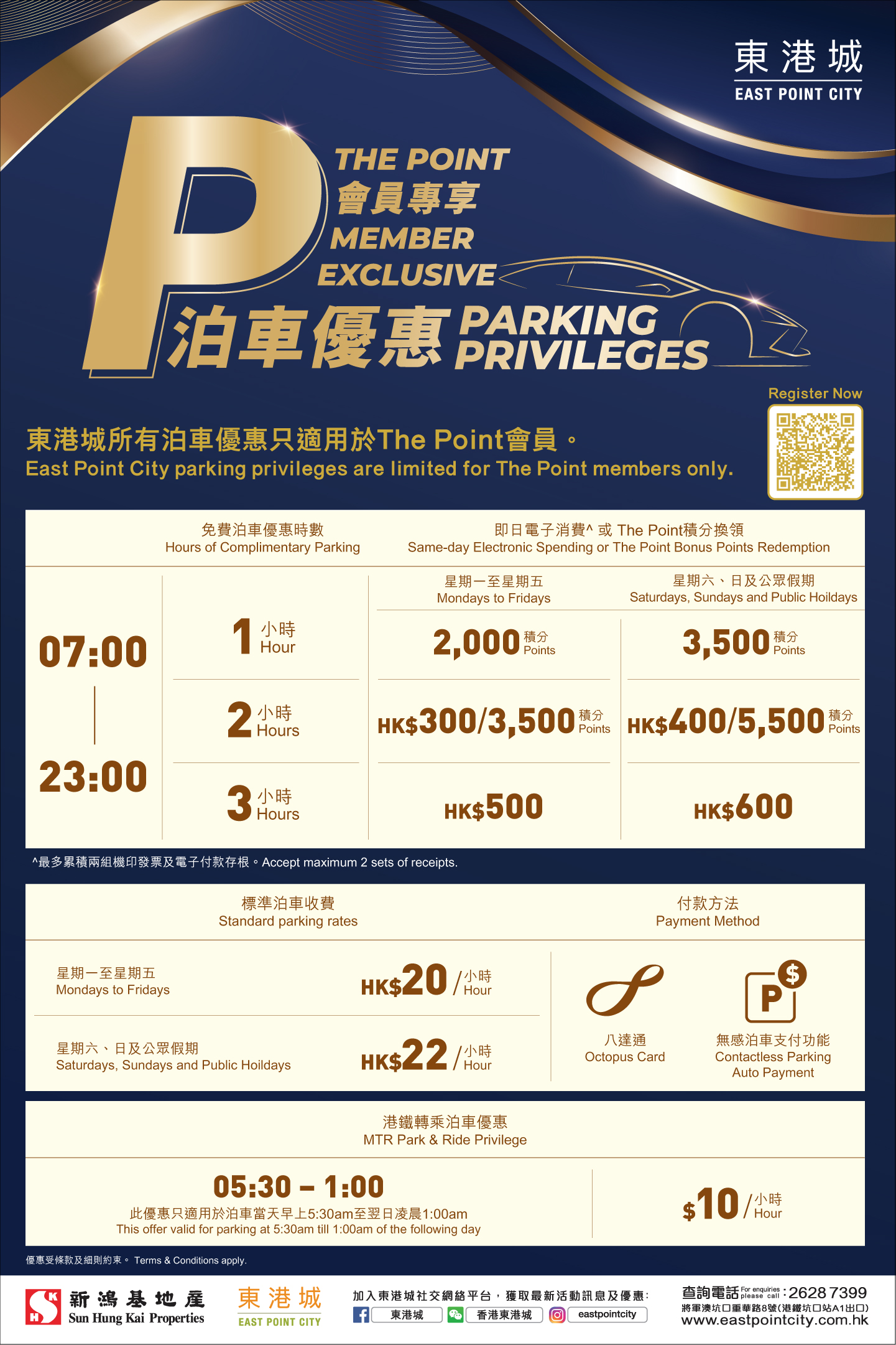 東港城 泊車優惠