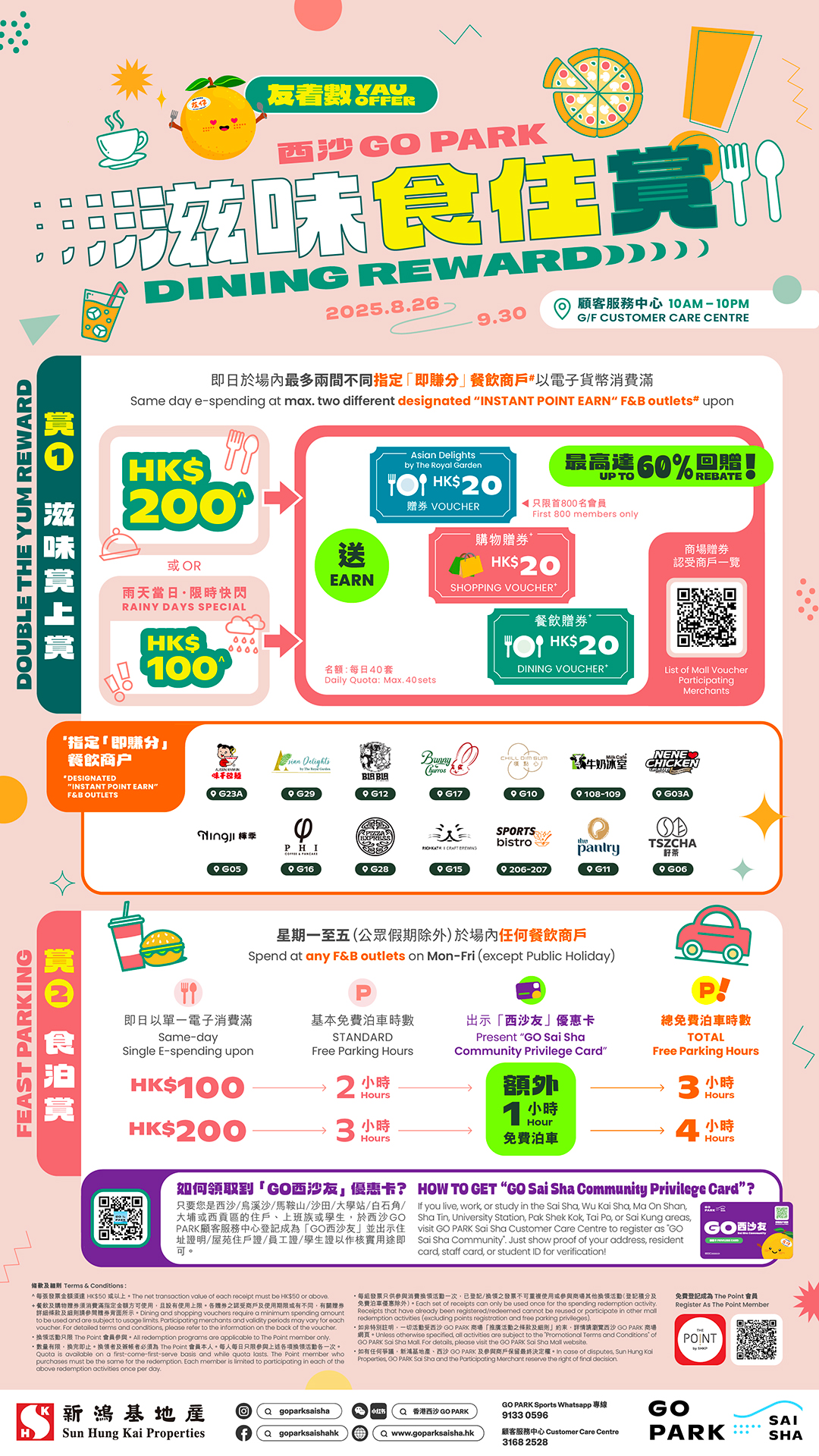 西沙 GO PARK 免費泊車
